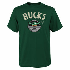 NBA Milwaukee Bucks Youth Star Wars The Child T-Shirt