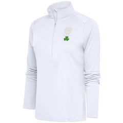 NBA Boston Celtics Antigua Women's Shamrock Tribute Half-Zip Pullover Top