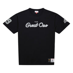 NHL Black Wayne Gretzky Los Angeles Kings Mitchell & Ness Premium Nickname Vintage Logo T-Shirt