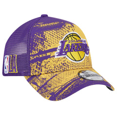 NBA Los Angeles Lakers Tip Off A-Frame Trucker 9FORTY Adjustable Hat
