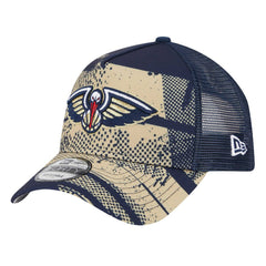 NBA New Orleans Pelicans Tip Off A-Frame Trucker 9FORTY Adjustable Hat