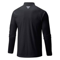 MLB Athletics Columbia Terminal Tackle Omni-Shade Raglan Quarter-Zip Pullover Top