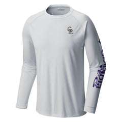 MLB Colorado Rockies Columbia Terminal Tackle Long Sleeve T-Shirt