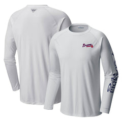 MLB Atlanta Braves Columbia Terminal Tackle Long Sleeve T-Shirt