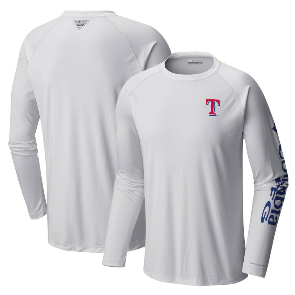 MLB Texas Rangers Columbia Terminal Tackle Long Sleeve T-Shirt