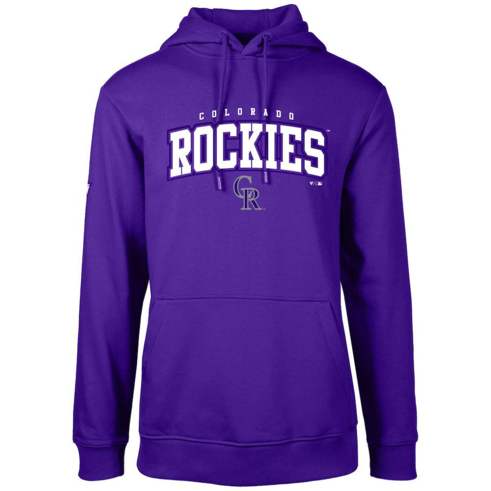 MLB Colorado Rockies Levelwear Podium Team Arch Pullover Hoodie