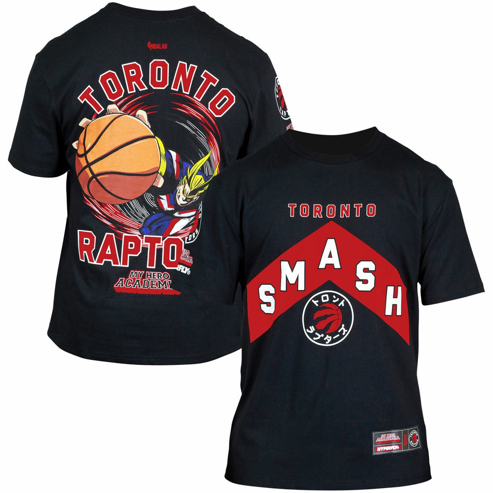 NBA Toronto Raptors Hyperfly Unisex NBA x My Hero Academia All Might Smash T-Shirt