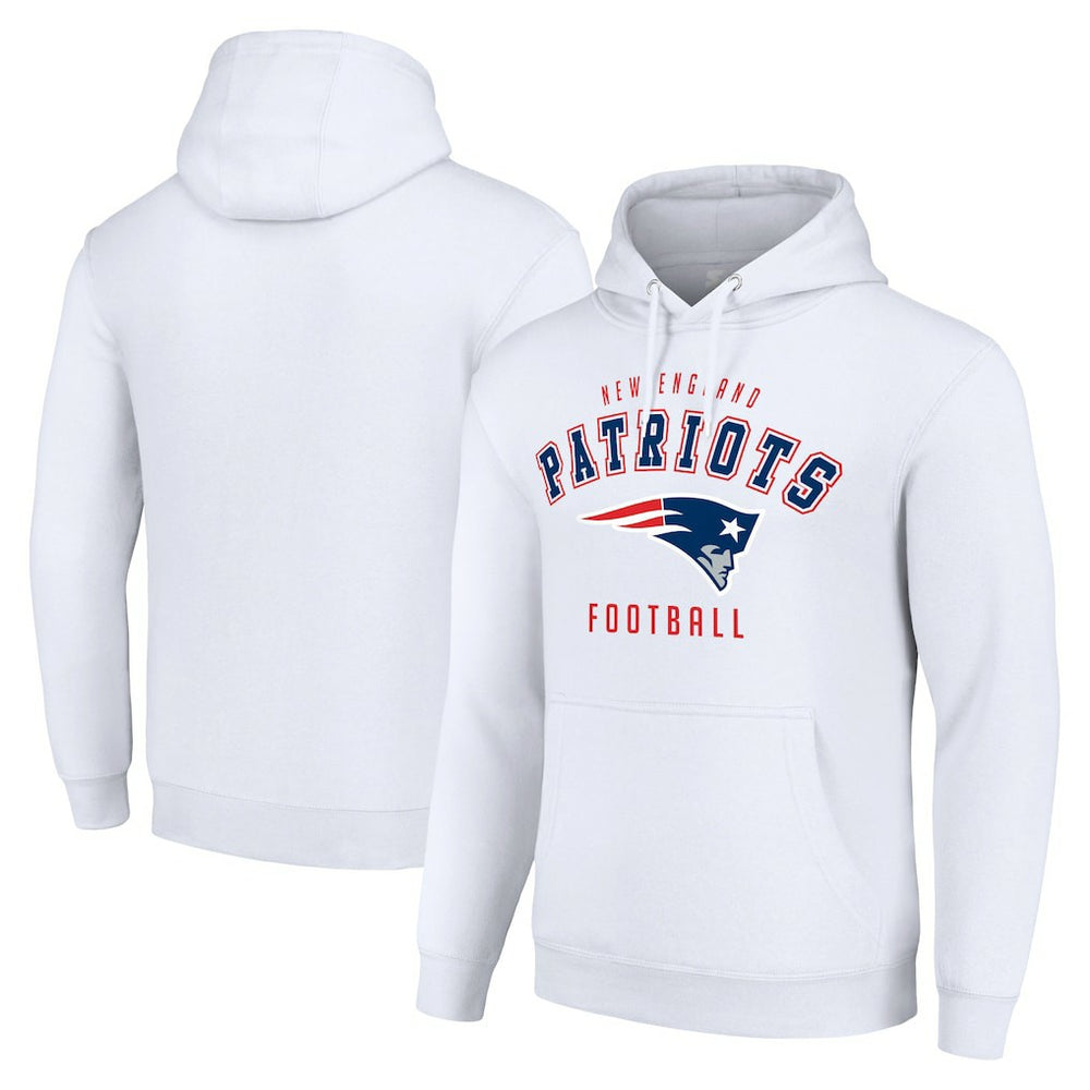 Starter Unisex Logo Pullover Hoodie - New England Patriots