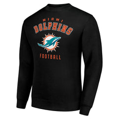 Starter Team Logo Pullover Sweatshirt - Miami Dolphins