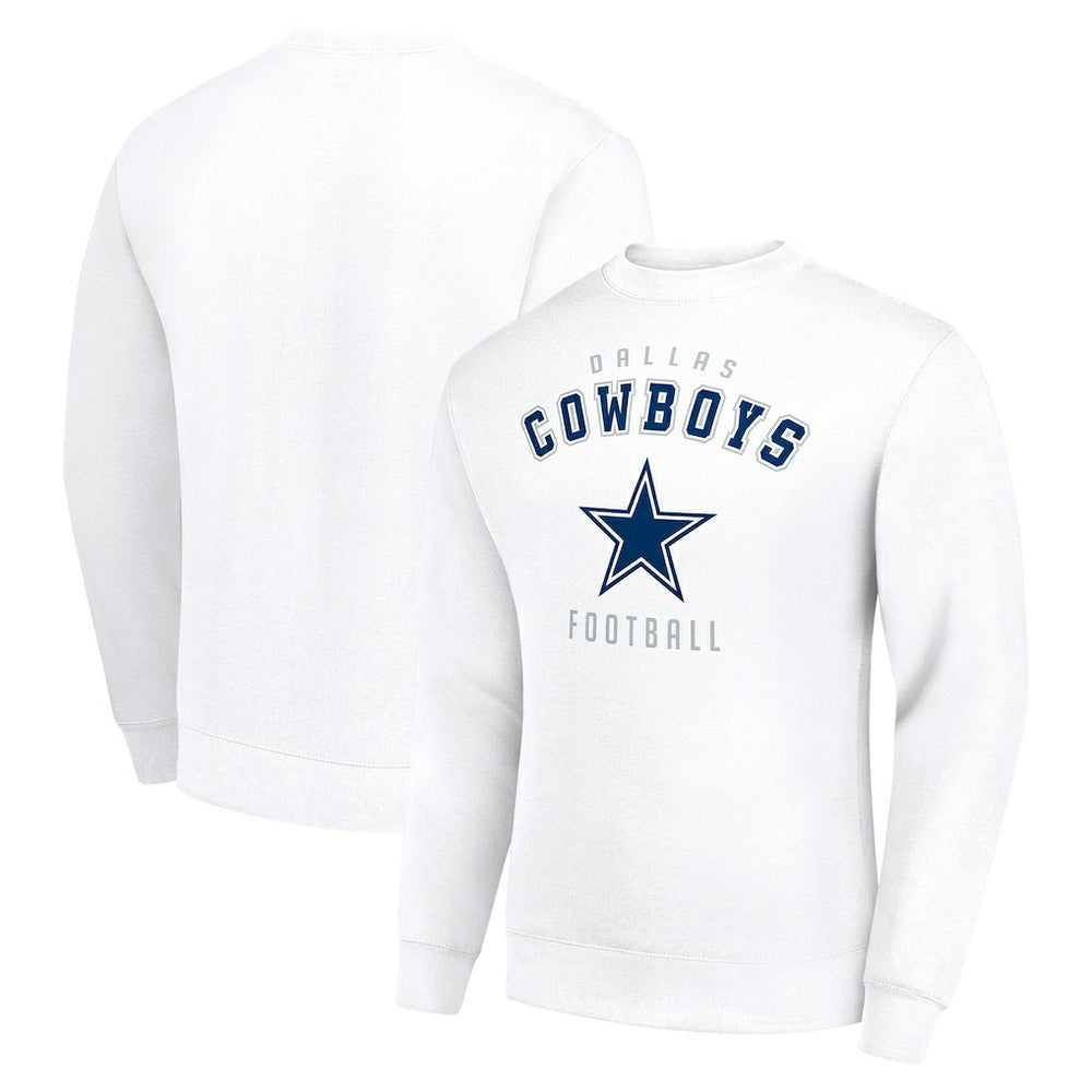 Starter Team Logo Pullover Sweatshirt - Dallas Cowboys