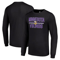 Starter Team Mesh Print Graphic Long Sleeve T-Shirt - Minnesota Vikings