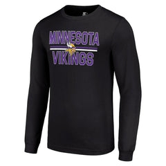 Starter Team Mesh Print Graphic Long Sleeve T-Shirt - Minnesota Vikings