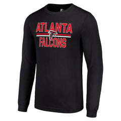 Starter Team Mesh Print Graphic Long Sleeve T-Shirt - Atlanta Falcons