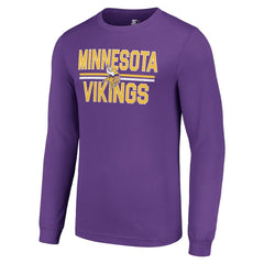 Starter Team Mesh Print Graphic Long Sleeve T-Shirt - Minnesota Vikings