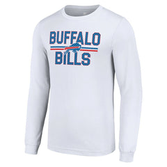 Starter Team Mesh Print Graphic Long Sleeve T-Shirt - Buffalo Bills