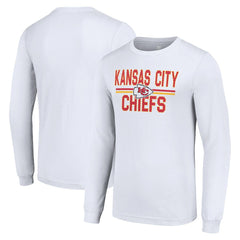 Starter Team Mesh Print Graphic Long Sleeve T-Shirt - Kansas City Chiefs