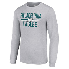 Starter Team Mesh Print Graphic Long Sleeve T-Shirt - Philadelphia Eagles