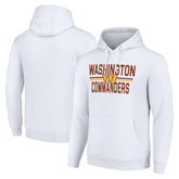 Starter Unisex Team Mesh Print Graphic Tri-Blend Pullover Hoodie - Washington Commanders