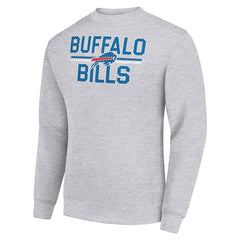Starter Team Mesh Print Graphic Pullover Sweatshirt - Buffalo Bills
