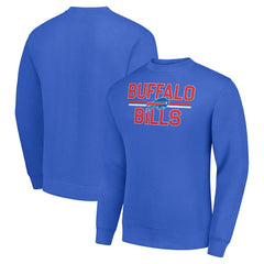Starter Team Mesh Print Graphic Pullover Sweatshirt - Buffalo Bills