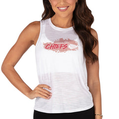Concepts Sport Women's Infuse Lightweight Slub Knit Tank Top - Kansas City Chiefs