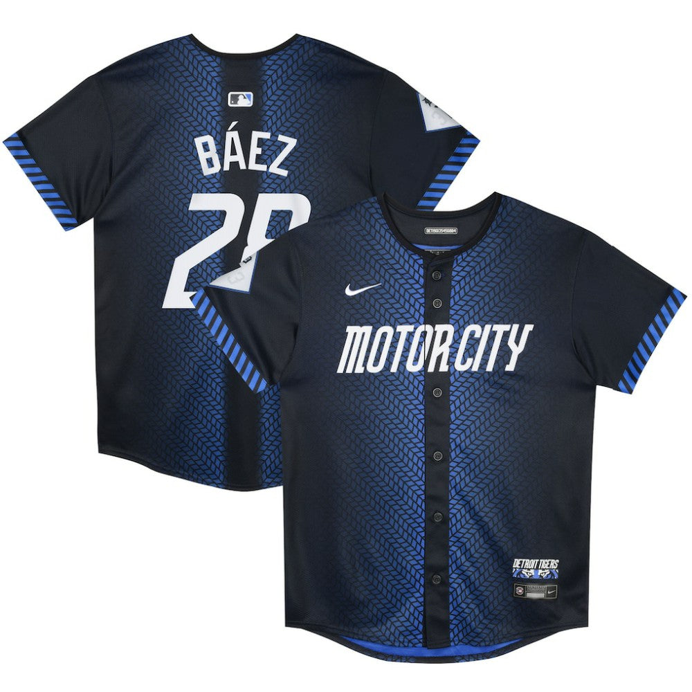MLB Javier Baez Detroit Tigers Nike Preschool 2024 City Connect Limited Jersey