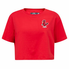 MLB Washington Nationals Pro Standard Women's Classic SJ Cropped Boxy T-Shirt