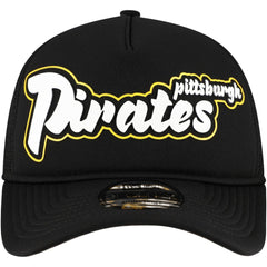 MLB Pittsburgh Pirates New Era Retro Bold A-Frame Trucker 9FORTY Adjustable Hat