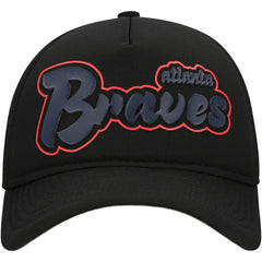 MLB Atlanta Braves New Era Retro Bold A-Frame Trucker 9FORTY Adjustable Hat