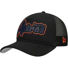 MLB Houston Astros New Era Retro Bold A-Frame Trucker 9FORTY Adjustable Hat