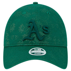 MLB Athletics New Era Women's Tonal Floral 9TWENTY Adjustable Hat