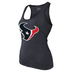 C.J. Stroud Majestic Threads Women's Name & Number Tri-Blend Tank Top - Houston Texans