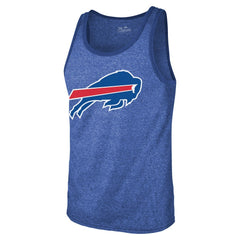 Josh Allen Majestic Threads Tri-Blend Player Name & Number Tank Top - Buffalo Bills