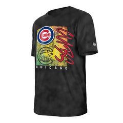 MLB Chicago Cubs New Era Women's Sport Classics Enzyme Wash Oversized T-Shirt