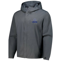 Dunbrooke Tropic Waterproof Packable Full-Zip Hoodie Jacket - Indianapolis Colts