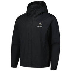 Dunbrooke Tropic Waterproof Packable Full-Zip Hoodie Jacket - New Orleans Saints