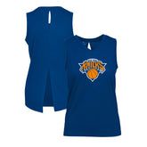 NBA New York Knicks Levelwear Women's Paisley Core V-Neck Tank Top