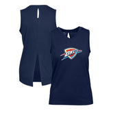 NBA Oklahoma City Thunder Levelwear Women's Paisley Core V-Neck Tank Top