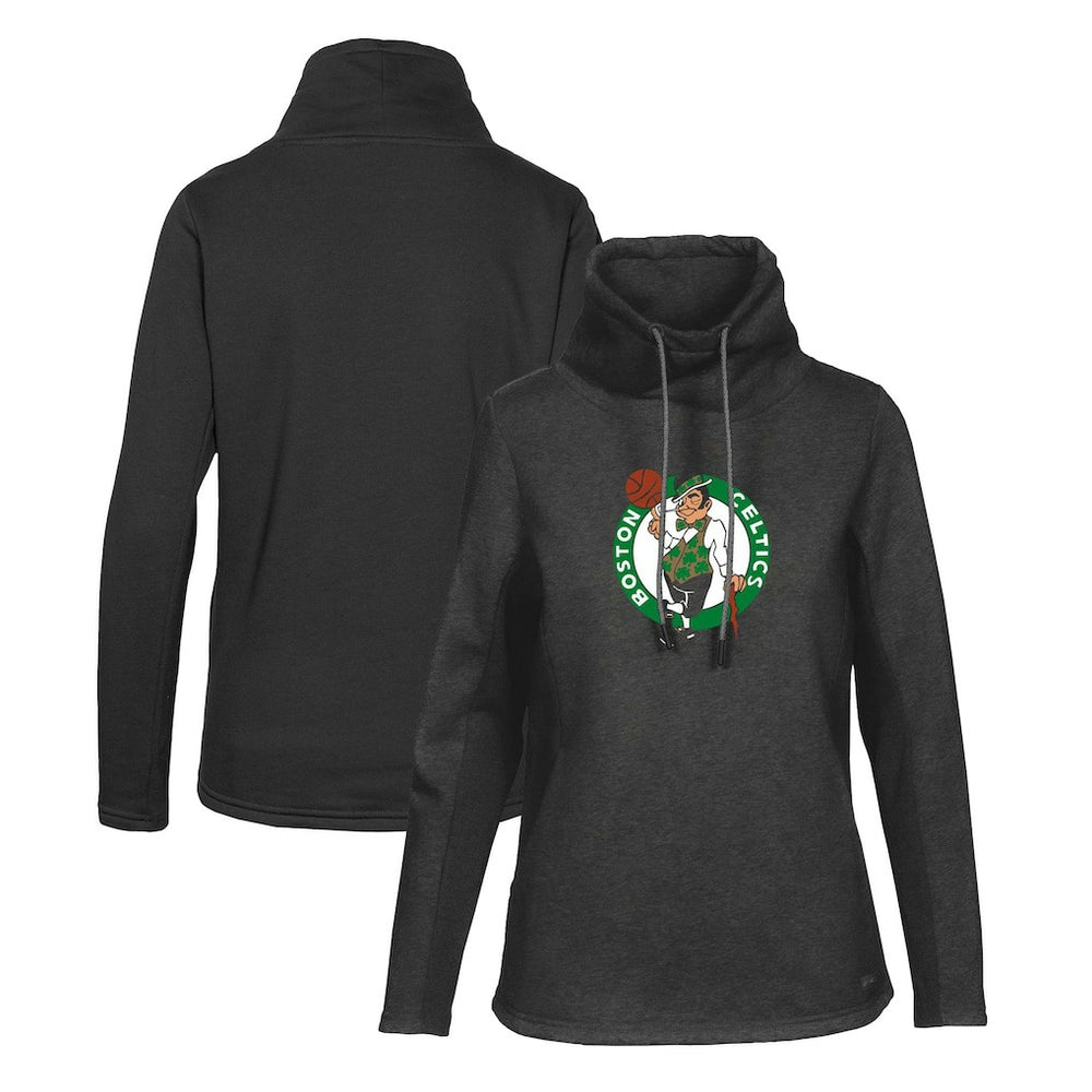 NBA Boston Celtics Levelwear Women's Loop Core Funnel Neck Pullover Sweatshirt