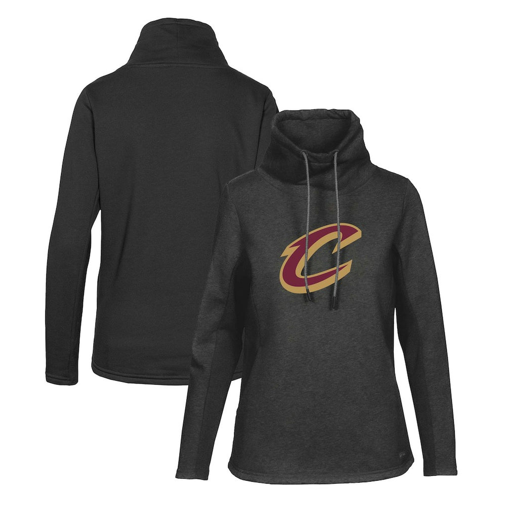 NBA Cleveland Cavaliers Levelwear Women's Loop Core Funnel Neck Pullover Sweatshirt sale