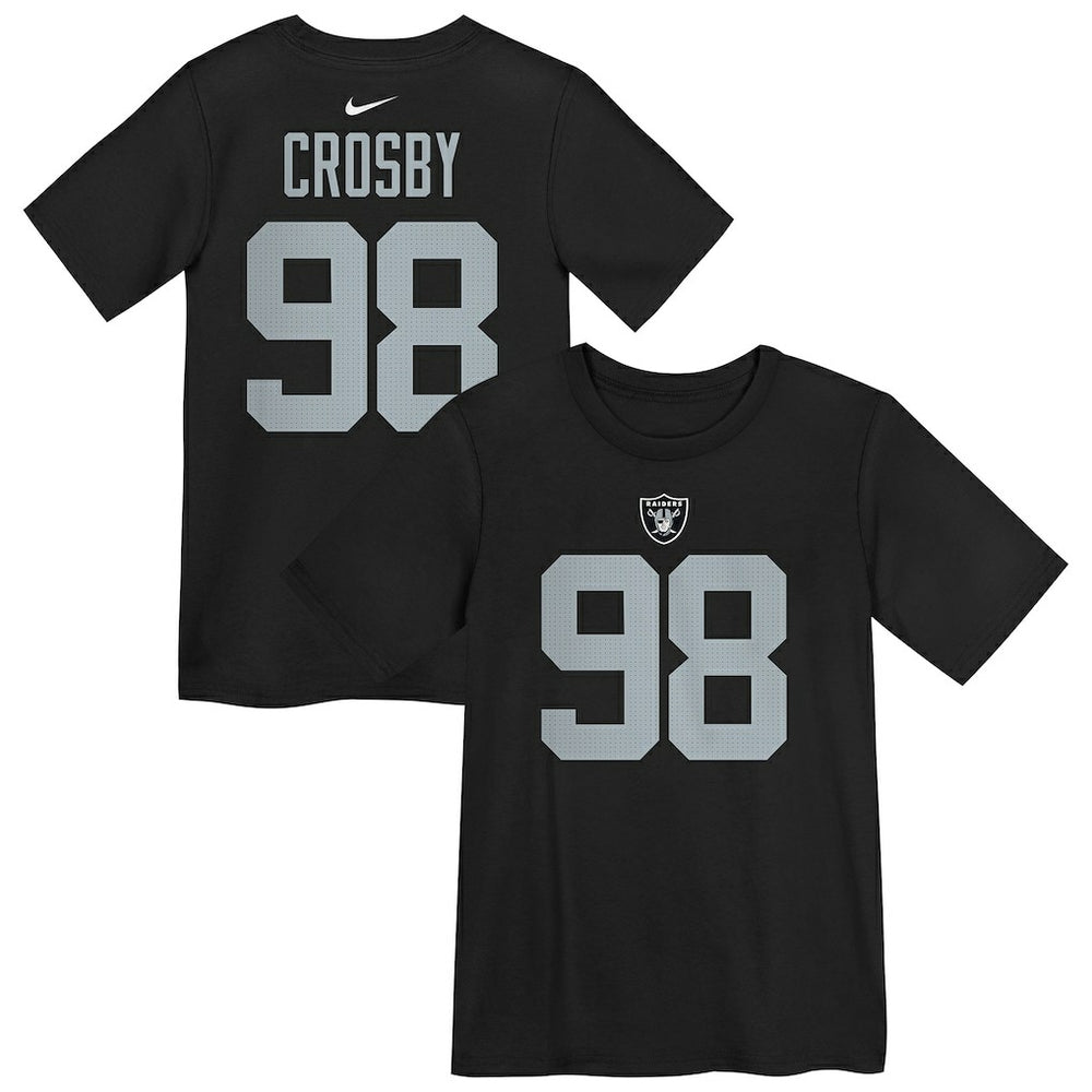 Maxx Crosby Preschool Player Name & Number T-Shirt - Las Vegas Raiders