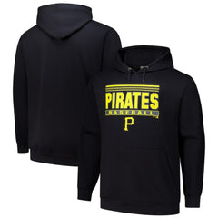 MLB Pittsburgh Pirates Stack Fleece Pullover Hoodie