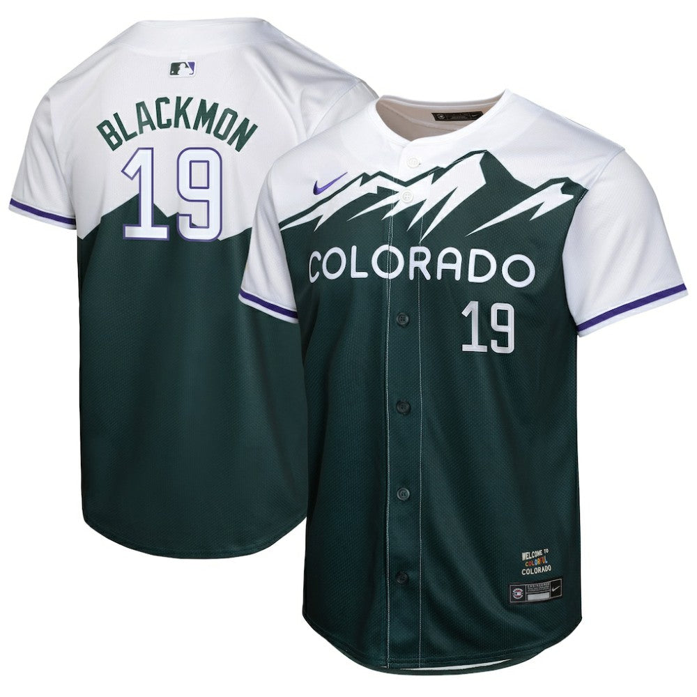 MLB Charlie Blackmon Colorado Rockies Nike Youth City Connect Limited Player Jersey
