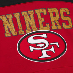 Off Field Vintage Logo Short Sleeve Pullover Hoodie - San Francisco 49ers