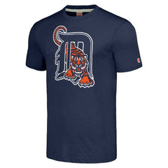 MLB Detroit Tigers Homage Cooperstown Collection Hand-Drawn Logo Tri-Blend T-Shirt