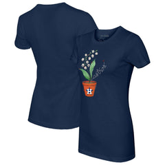 MLB Houston Astros Tiny Turnip Women's Lilies and Ladybugs T-Shirt