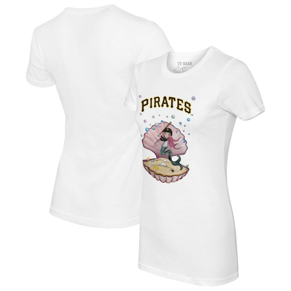 MLB Pittsburgh Pirates Tiny Turnip Women's Mermaid T-Shirt