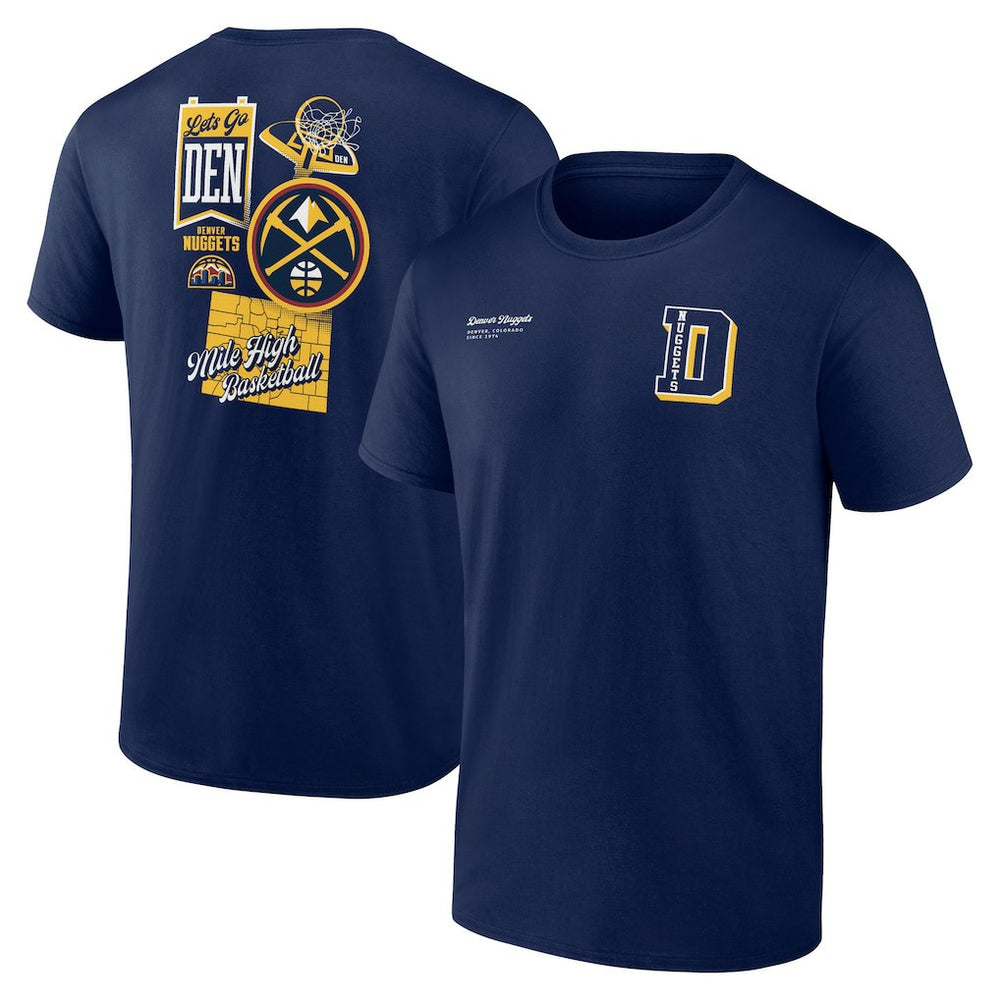 NBA Denver Nuggets Split Zone T-Shirt sale