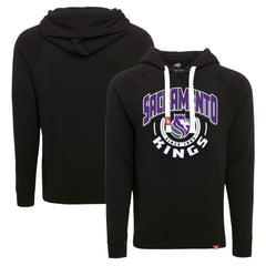 NBA Sacramento Kings Sportiqe Unisex Olsen Super Soft Tri-Blend Raglan Pullover Hoodie