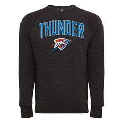 NBA Oklahoma City Thunder Sportiqe Unisex Harmon Super Soft Tri-Blend Raglan Pullover Sweatshirt